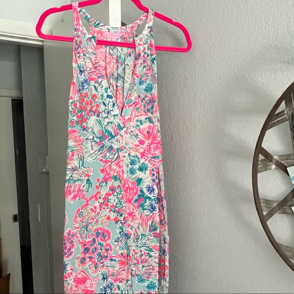🎀 Lilly Pulitzer handkerchief racerback tank dress